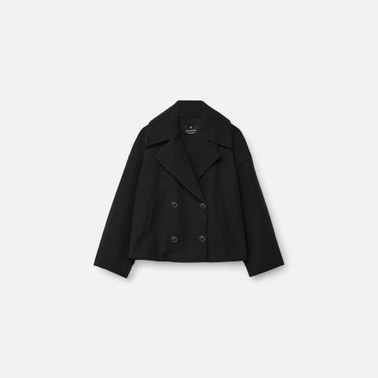 Veste femme minimaliste cintrée coupe tailleur moderne