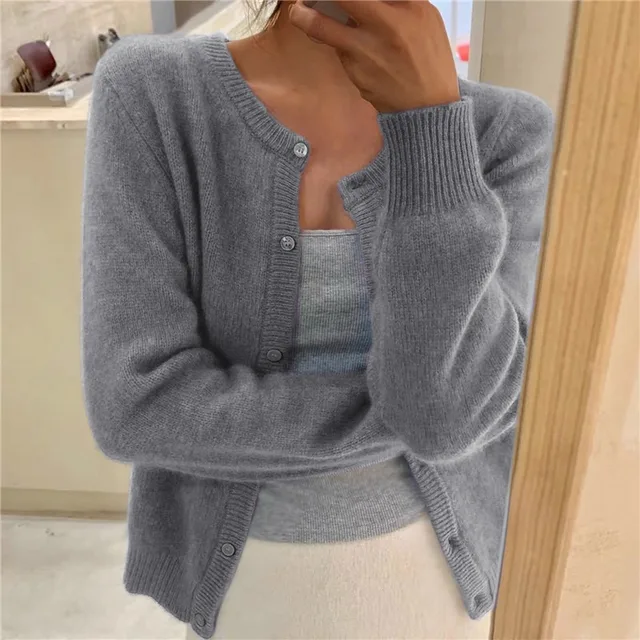 Cardigan femme maille fine coupe ample douceur intemporelle