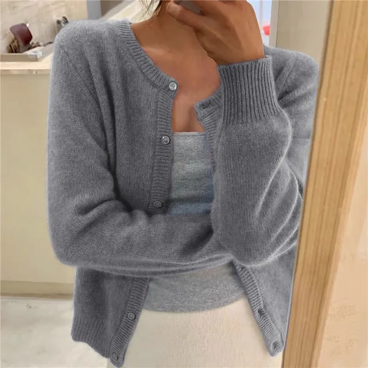 Cardigan femme maille fine coupe ample douceur intemporelle