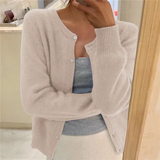 Cardigan femme maille fine coupe ample douceur intemporelle
