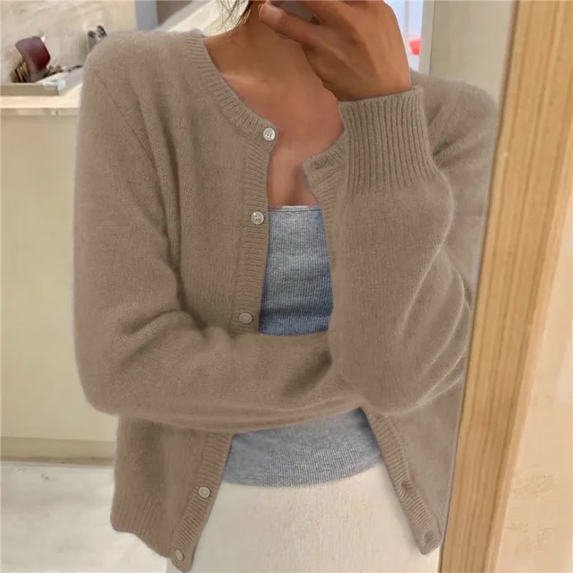 Cardigan femme maille fine coupe ample douceur intemporelle