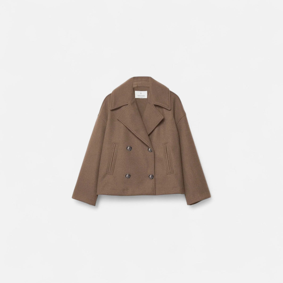 Veste femme minimaliste cintrée coupe tailleur moderne